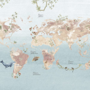 Papel mural Mapa Botánico