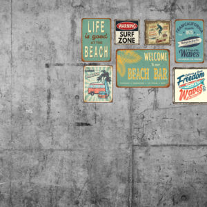 Papel mural Vintage surf